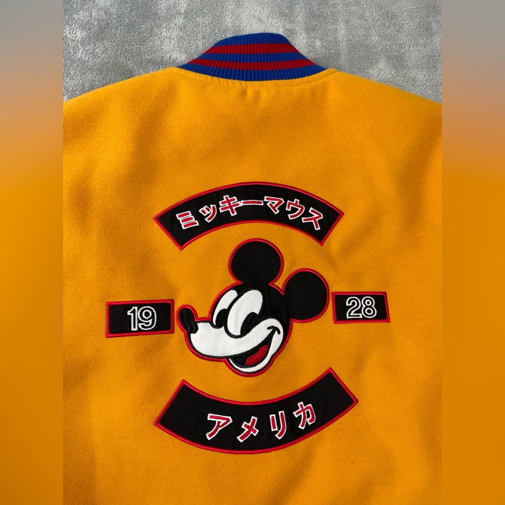 Disney X Forever 21 Disney Mickey Mouse Original Varsity Jacket Women’s SZ SMALL - Picture 15 of 16